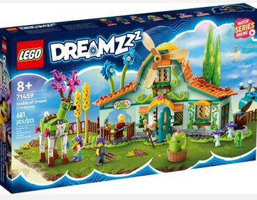 lego для детей: Lego Dreamzzz 71459 Стойло для существ из сновидений 🦄🐴🫎два варианта