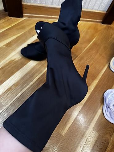 sari batinka: Zara, Ölçü: 39, rəng - Qara, İşlənmiş — 4