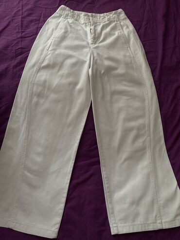 Women's Pant Zara, S (EU 36), rəng - Ağ