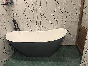 ucuz hamam: Fristand (müstəqil quraşdırılan) vanna və vanna otağı mebeli dəsti - — 2