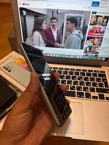 samsung a73 5g: Samsung Galaxy A73 5G, rəng - Yaşıl, Barmaq izi — 3