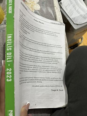 Книги и журналы: DİM “Test Toplusu 2023” dəstəsi – I və II hissələr Tərkib: - English — 6
