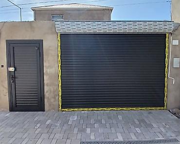 jaluz darvazalar: Yeni Qaraj darvazası, Jalüz, Avtomatik, rəng - Boz, Qapı ilə, Kredit var, Pulsuz quraşdırma, Pulsuz çatdırılma — 2
