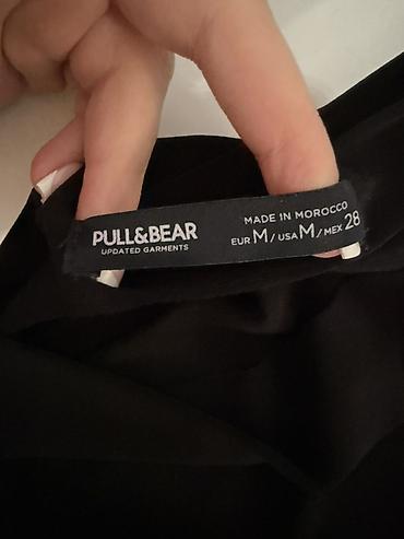 pull and bear jeans: PULL&BEAR midi haljina sa dugim rukavima i visokim šlicem - — 3
