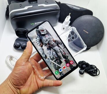 Samsung: Samsung Galaxy A33 5G, Б/у, 256 ГБ, цвет - Черный, 1 SIM, 2 SIM, eSIM — 1