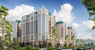 Продажа квартир: 4 комнаты, 141 м², Элитка, 6 этаж, ПСО (под самоотделку)