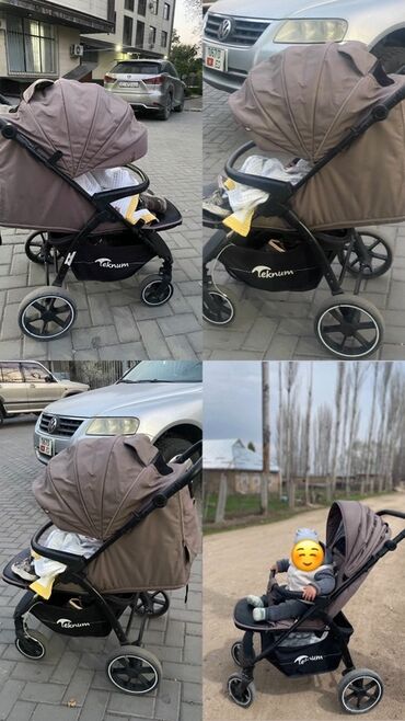 дождевик на прогулочную коляску: Балдар арабасы, түсү - Күрөң, Колдонулган