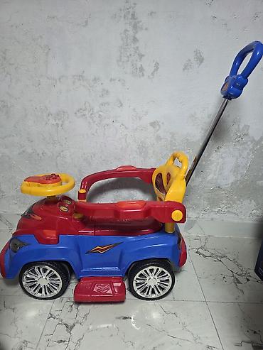 Uşaq üçün elektrik maşınları: Uşaq gəzdirmə maşını – “Magic Car” - 3-ü 1-də funksionallıq: itələmə — 1