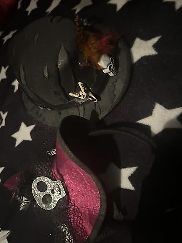 sac ucun yağlar: Qotazlı mini şlyapa aksesuarları – Halloween/tema tədbirləri üçün - 2 — 1