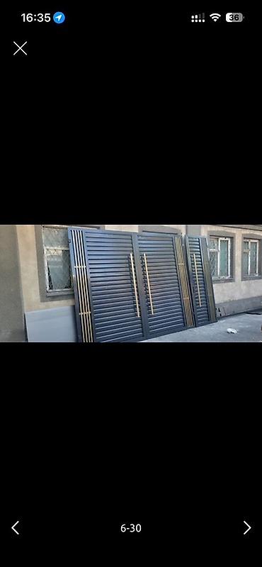 Распашные ворота: Металлические ворота и калитки под заказ - Изготовление распашных и — 41