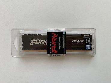 Оперативная память (RAM) для ПК, Новый, Kingston Fury, 8 ГБ, DDR4, 3600 МГц