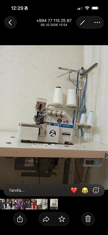 diz ustu notbuk: Profesional overlok tikiş maşını – DoIT (OVERLOCK seriyası) - 3/4 — 1