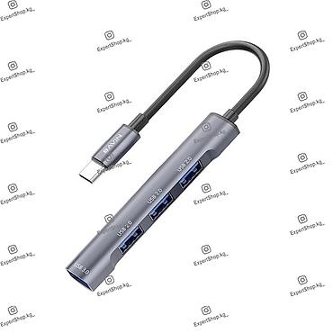raspberry pi: Хаб BAVIN HUB-19 (1хType-C to 4xUSB) — компактное и функциональное — 5