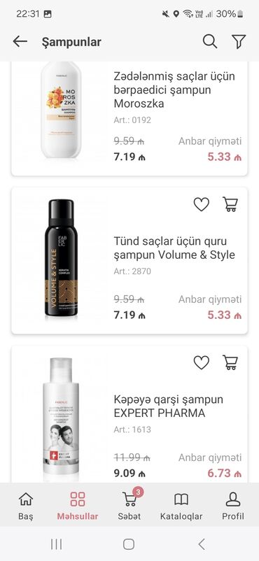 sac qaraldan şampun: Saç şampunu, Faberlic, Hər növ saçlar üçün, Yeni, Ünvandan götürmə, Ödənişli çatdırılma, Rayonlara çatdırılma
