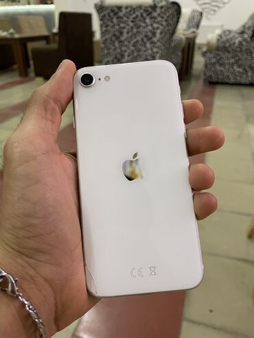 iphone 6 qiymeti 2020: IPhone SE 2020, 128 ГБ, Белый, Отпечаток пальца, Беспроводная зарядка, Face ID