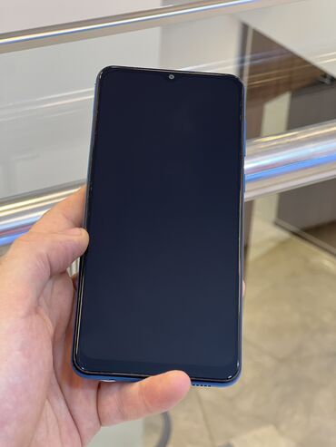 40 manata telefon: Samsung Galaxy A02, 32 GB, rəng - Göy, Zəmanət, Sensor, Simsiz şarj