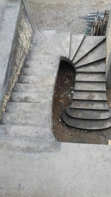 Бетонные лестницы: Бетонная лестница Наружные, Гарантия, Форма лестницы: Прямая, Стиль: Модерн — 11