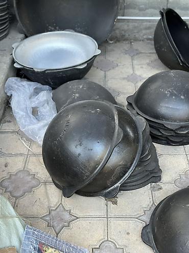 kaz: Казан чугунный с крышкой Davr Metall Объёмы: 4.5 л, 6 л, 8 л, 10 л — 3