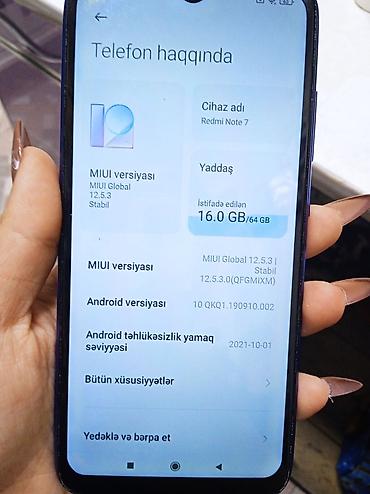 honor x6 qiyməti: Xiaomi 64 GB, rəng - Mavi, 
 İki sim kartlı — 1