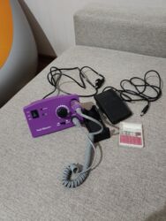 Dırnaq qurutma lampaları: Nail Master elektrik dırnaq frezi dəsti - Rəng: bənövşəyi korpus -