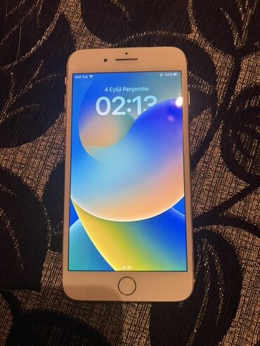 ıphone 8 ekran: IPhone 8 Plus, Qızılı, Barmaq izi