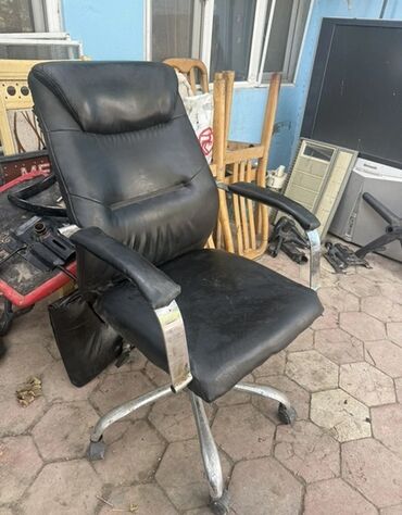 кресло для компьютера баку: Təkərli, Süni dəri