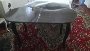 Mebel: Qonaq otağı üçün, İşlənmiş, Açılan, Oval masa — 2