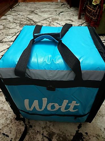 Оборудование для ресторанов, кафе: Wolt çatdırılma çantası (izotermal, böyük ölçü) Ciddi şəxslər narahat — 2