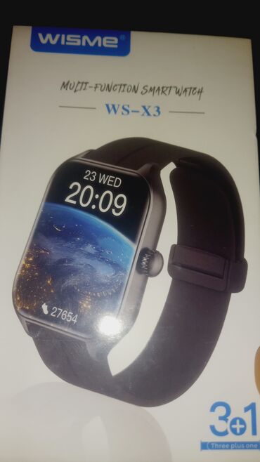 Smart saatlar: Yeni, Smart saat, Sensor ekran, rəng - Qara — 1