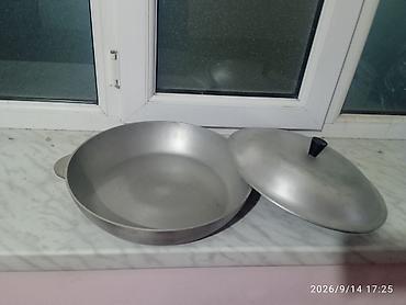 Посуда для готовки: Сковородка, цвет - Серебристый, Алюминий — 3
