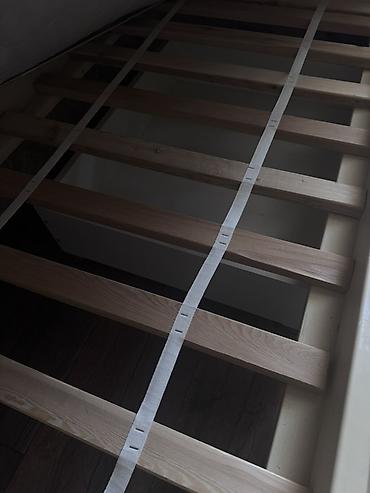 bunk bed: Детская односпальная кровать, Б/у, Для девочки, Для мальчика, С бортиком, Дерево, Самовывоз — 4