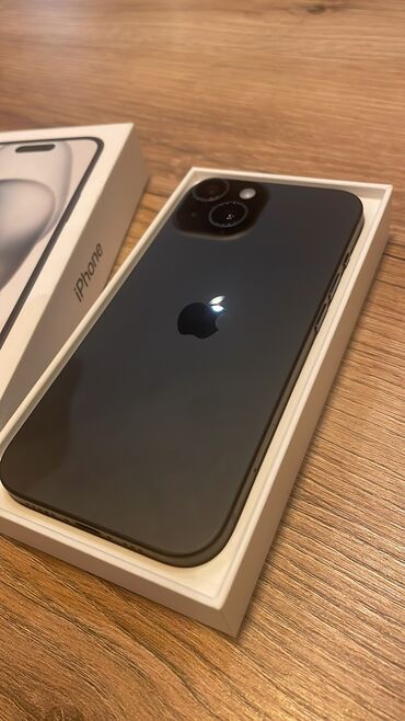 iphone 2 g: IPhone 15, 128 GB, Natural Titanium, Barmaq izi, Face ID