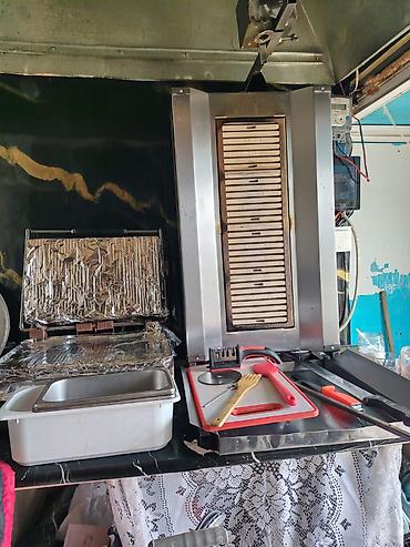 Оборудование для ресторанов, кафе: Doner aparati 4 gozlu. 0 faza boyuk toster bicaq qablar her sey daxil — 1