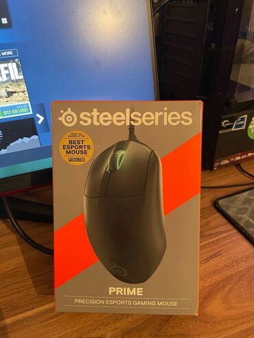 optic: Steelseries Prime eSPORTS Gaming Mouse YENİ Salam,mouse tam original