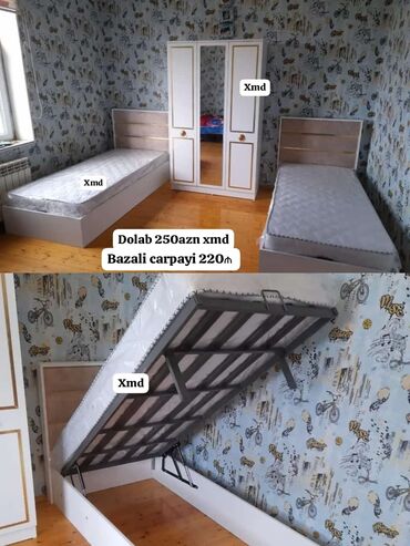 Çarpayılar: Təknəfərlik çarpayı, Dolab