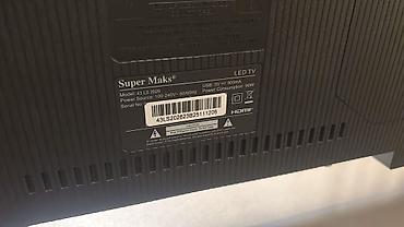 ТВ и видео: Super Maks LED TV – Model: 43 LS 2026 - Ekran: 43 düym LED - Güc — 2