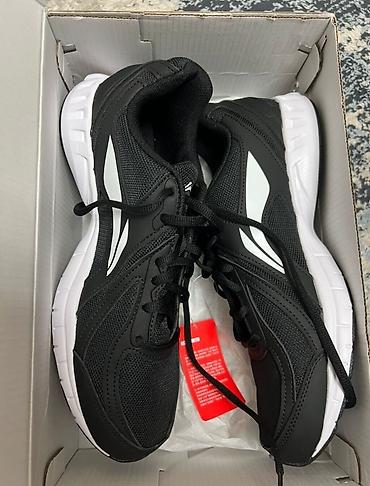 кеды reebok: Легкие кроссовки Новый с Этикеткой ОРИГИНАЛ. - Цвет: черный верх — 1