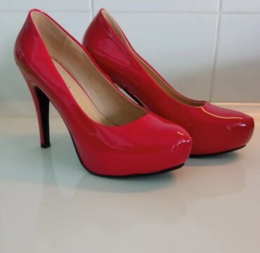 летние туфли: Туфли 37, цвет - Красный