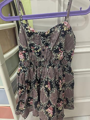 Повседневные платья: Повседневное платье, Лето, Короткая модель, Хлопок, Бохо, S — 11