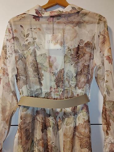 exit denim: Dugačka haljina sa floralnim printom – brend UNIQUE - Model: lepršava — 6