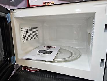 Mikrodalğalı sobalar: Mikrodalğalı soba Silver, Ayrıca dayanan, Mikrodalğalar ilə, rəng - Qara, Yeni — 8