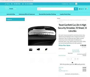 auto car kit: Seckalica dokumenata Texet Confetti Cut, DIN 4, 10 listova, korpa 12 L — 3