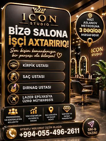 alcıpan ustası: ICON Studio – salona əməkdaş axtarışı Vəzifələr: - Kirpik ustası - — 1
