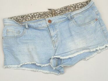 jeansowe spódniczka z dziurami: Shorts, Denim Co, 2XL (EU 44), condition - Good