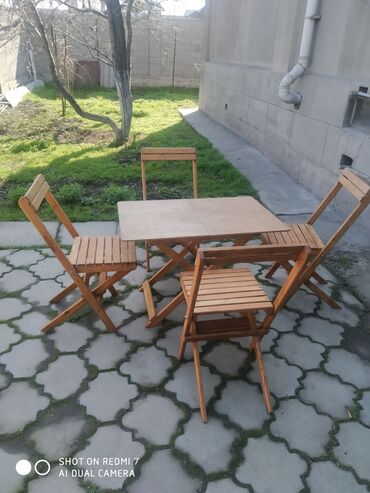 стул исо: Комплект садовой мебели, Стулья, Дерево