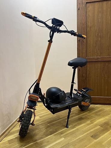 Электротранспорт: Elektrik skuter – off-road təkərlərlə, oturacaqlı model - Güclü — 3
