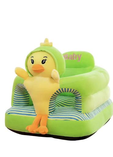 baby: Uşaq üçün yumşaq oturacaq – ördək fiqurlu - Material: yumuşaq plyuş — 1