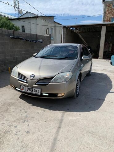 женил машына: Nissan Primera: 2003 г., Автомат, Бензин, Седан
