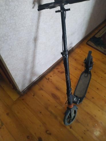 Mopedlər,skuterlər: Şəhər üçün skuter - Mexaniki (elektriksiz) skuter, qatı alüminium — 1