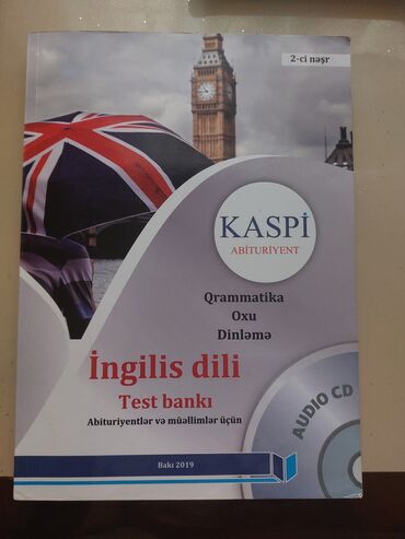 kaspi ingilis dili test banki pdf indir: İngilis dili Kaspi toplu